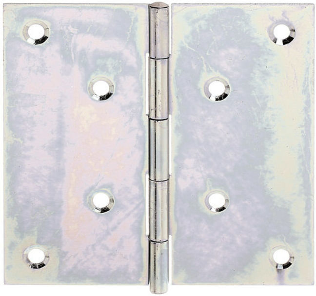 GAH Alberts Charnière de porte carrée, L100xH100mm avec axe inox renforcé (346027)