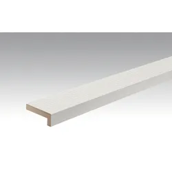 RESTPOSTEN SALE MEISTER Winkelabdeckleiste 22/60 mm Edelstahl DF 063 - 2380 mm