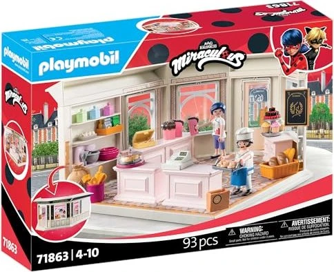 Playmobil 71863 Magischer Marienkäfer und schwarze Katze: Französische Bäckerei