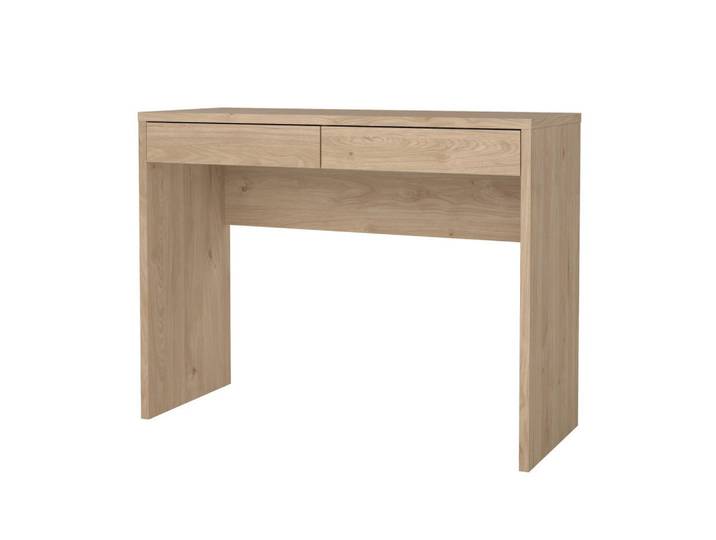 ebuy24 Schreibtisch, FunctionPlus, Nussbaum, 100 x 40 x 77 cm, Nussbaumfarben, 2 Schubladen, 40x77x100 cm, Büromöbel, Schreibtische, Schreibtische