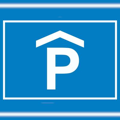 HB-Druck P Parkhaus Parkgarage Symbol Schild A0 (841x1189mm)