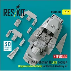 ResKit F-35A Lightning II Late cockpit (Hyperdetailed edition) for Italeri / Academy kit (3D Printed)