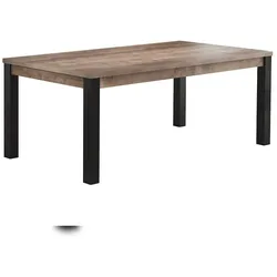 Ebuy24 Emile Esstisch 100x200 cm EicheTabak dekor.