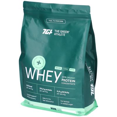 The Green Athlete Whey protein concentrate unflavoured 900g 900 g Pulver