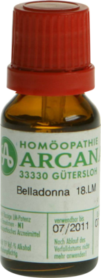 ARCANA Dr. Sewerin GmbH & Co.KG BELLADONNA LM 18 Dilution 10 ml 02600916