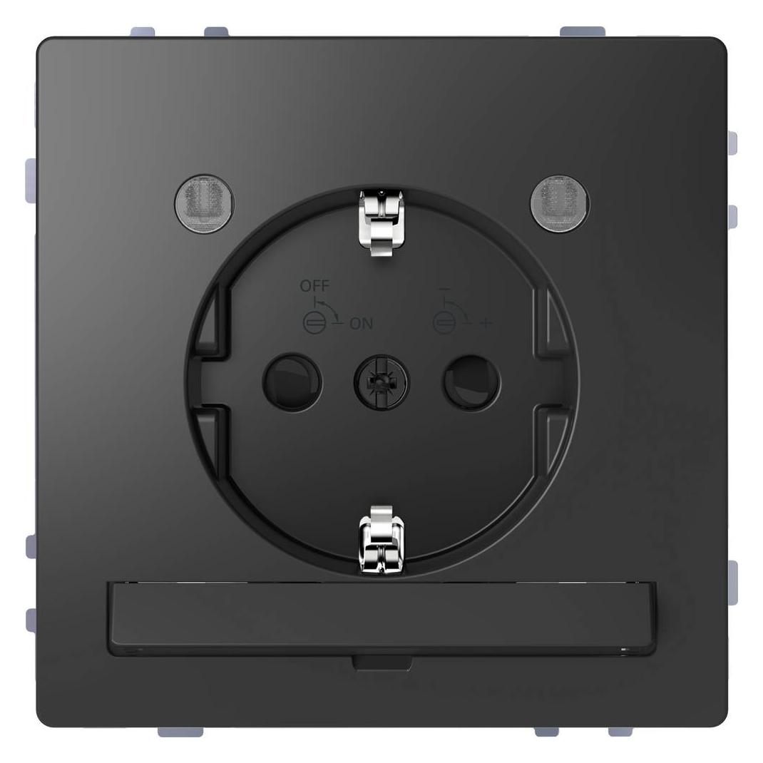 Merten SCHUKO-Steckd. m. Lichtausl. u. LED- MEG2304-6034 (MEG2304-6034)