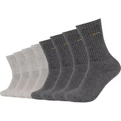 CAMANO Herren Socken Online Tennis cotton Socks 8p, Größe 35-38 in Grau Grau