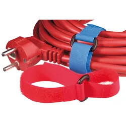 KLETTBAND 400 BL - Klettband mit Schlinge, 400 x 30 mm, blau