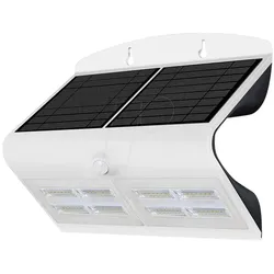 V-Tac, Gartenbeleuchtung, VT7677 6,8 W LEDSolarWandleuchtenatürliches Weiss, weisser und schwarzer Körper (800 lm, IP65)