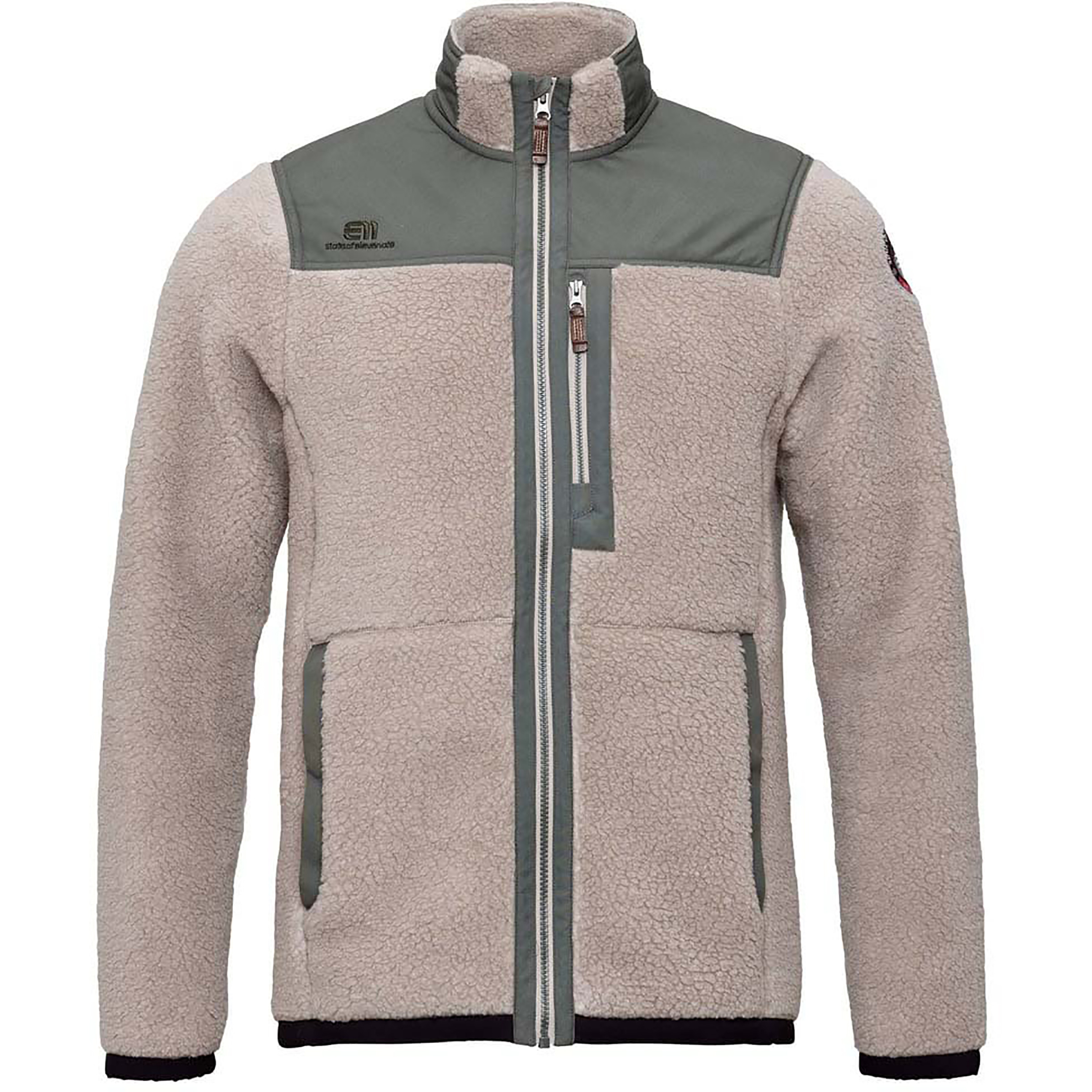 Elevenate Glacier Pile Herren Fleecejacke beige Größe L Trekking Atmungsaktiv