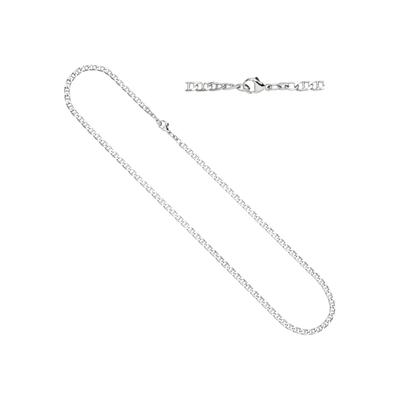 Silberkette JOBO "Gliederkette 4,4 mm", silber (silber 925), Halsketten, Damen, Silber 925 (Sterlingsilber), L: 60, Silberkette, 925 Silber 60 cm