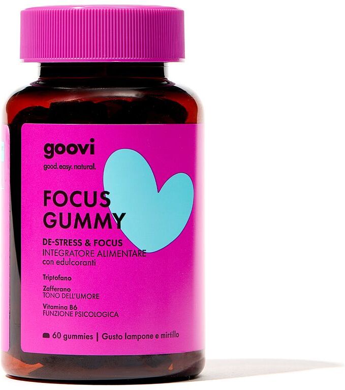 GOOVI Focus Gummy De-stress & Focus Integratore Alimentare 60 PZ