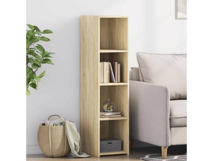 Buffet-Meuble de rangement chêne sonoma 30x41x124 cm bois d'ingénierie