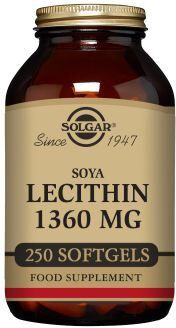 Solgar Soy Lecithin 1360 mg Pearls 100 Units