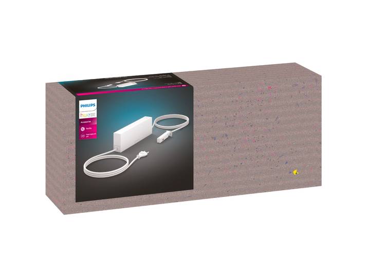 Philips Hue Hue Perifo Trafo 100W 1-Punkt-Netzteil mit Stecker - Farbe: Weiss - Material: Kunststoff