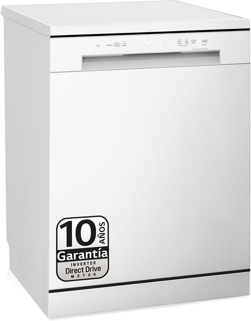 LG Lavavajillas 14 servicios,QuadWashTM, 60 cm - DF142FW. Blanco