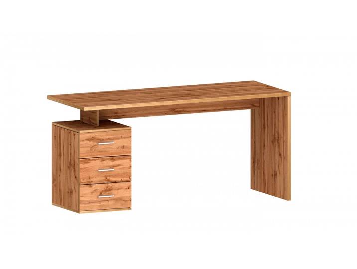 Schreibtisch HOME AFFAIRE NEW SELINA , braun (wotan oak), B:160cm H:75cm T:60cm, Tische, Schreibtisch, hochwertiges ital. Design