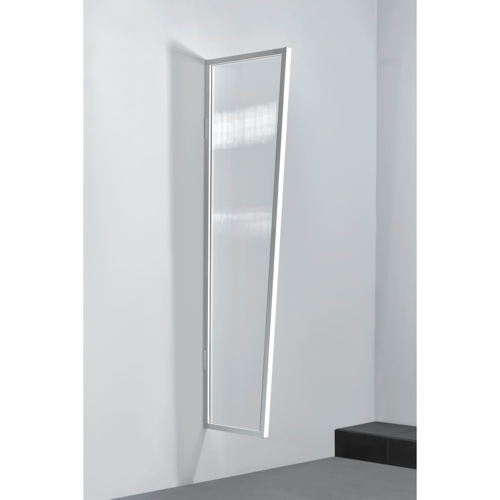 Gutta Typ B1/PC Vordach-Seitenteil klar, 200 x 60 cm, weiß