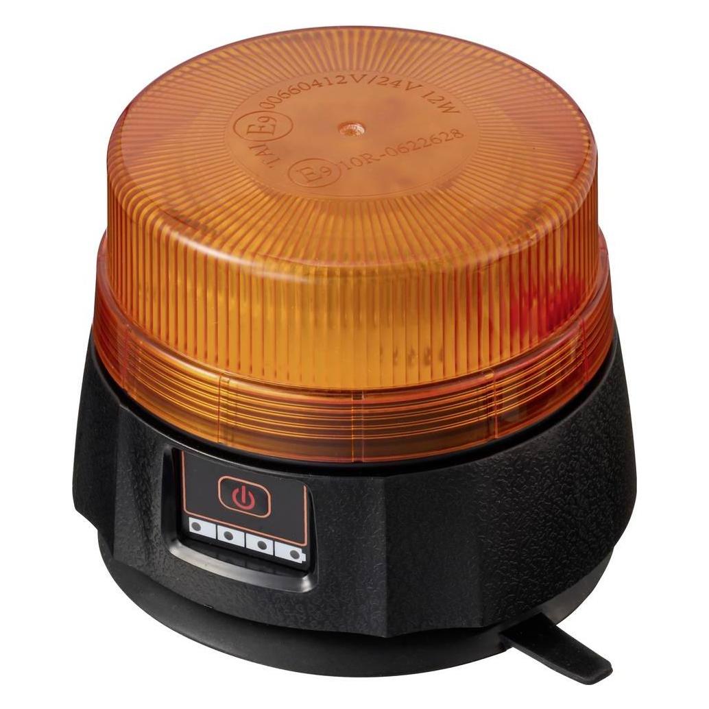 Voltcraft Warnblinkleuchte VC-17200360 5 V/DC über DC-Eingang Magnetfuss, Saugna (VC-17200360)
