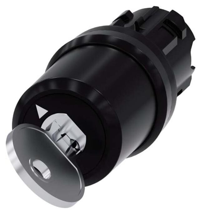 Siemens sleutelschakelaar frontplaat CES SSG10 3SU1000-5BC01-0AA0