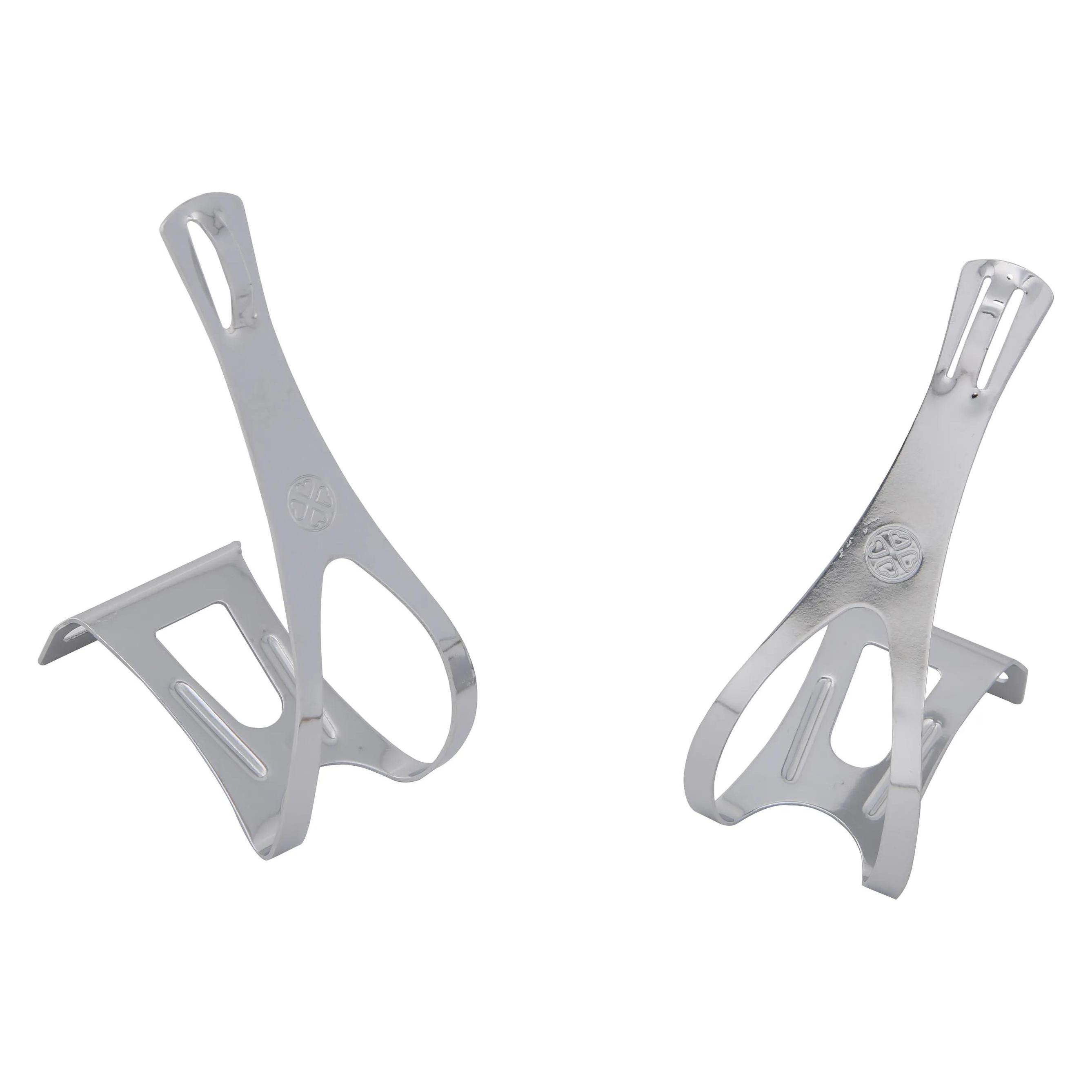 Contec Pedalhaken "Track" Paar, SB-verpackt, Niro, 80 g/Paar, silber (69217261)