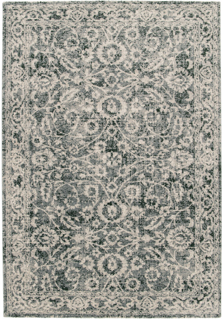 Astoria Grand Rectangle Vintage Look Area Rug Cream/Green Rectangle 120 x 170 cm