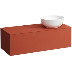 Laufen Schubladenelement ILBAGNOALESSI Terracotta 500x1200x370 mm mit integrierter Schublade und versteckten Griffen