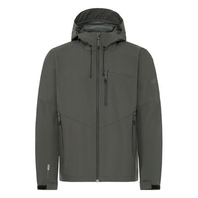 Softshelljacke NORTH BEND "Softshelljacke NBRody M W-PRO 8.000 mit wasserdichter Beschichtung", Herren, Gr. XXL, grau (asphalt), Obermaterial: 100% Polyester PES., Jacken Softshelljacke
