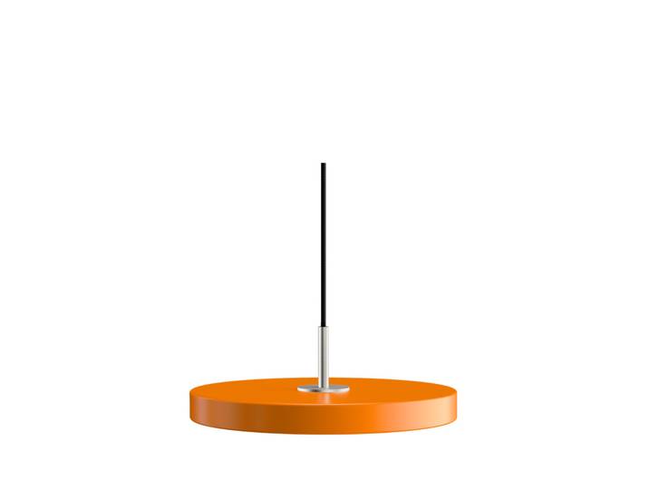 Suspension Asteria Plus, Ø 30 cm, orange/acier - UMAGE - Salon / séjour - Métal