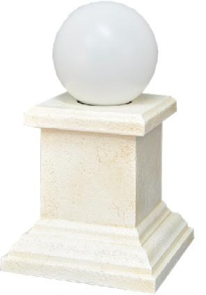 Sculpturale zuil lamp als staande vloerlamp voor volwassenen