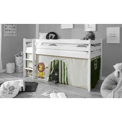 TiCAA Vorhang für Kinder Hochbett Etagenbett mit Motiv