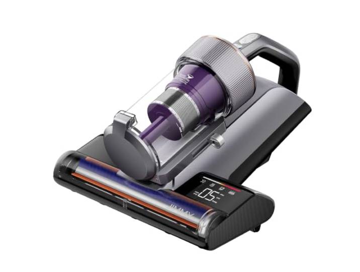 Jimmy Aspirateur à Acariens BX8 Pro\, 600W Puissant Aspirateur à Main pour Matelas\, 99% de Stérilisation UV-C Chauffage Graphène 65°C Nettoyage du Collecteur à Poussière en 1 Clic pour Literie & Canapé