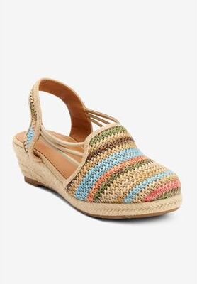 Women's The Clea Espadrille by Comfortview in Natural (Size 7 M)