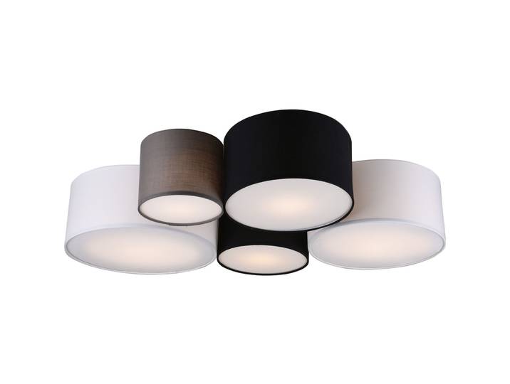 Deckenlampe Dari multicolor Stoff Dimmbar B 90 cm - Deckenlampe