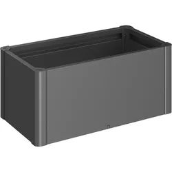 Biohort Pflanzbeet Belvedere B 102 x T 53 cm (Gr. 100) 45 cm (MINI) dunkelgrau-metallic