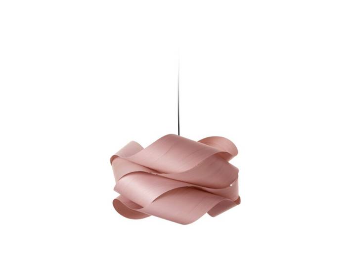 LZF Pendelleuchte Link - Pale Rose (helles Rosa) , Schwarz matt