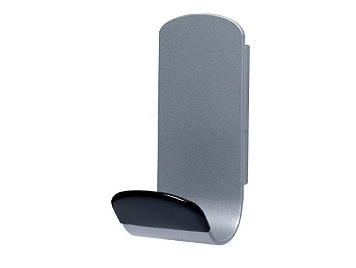 UNILUX STEELY Patère Magnétique Support Métallique Mur\, Armoire\, Aucune Opération de Perçage\, Design Moderne\, Gris\, 14.8 x 7.6 x 6.8