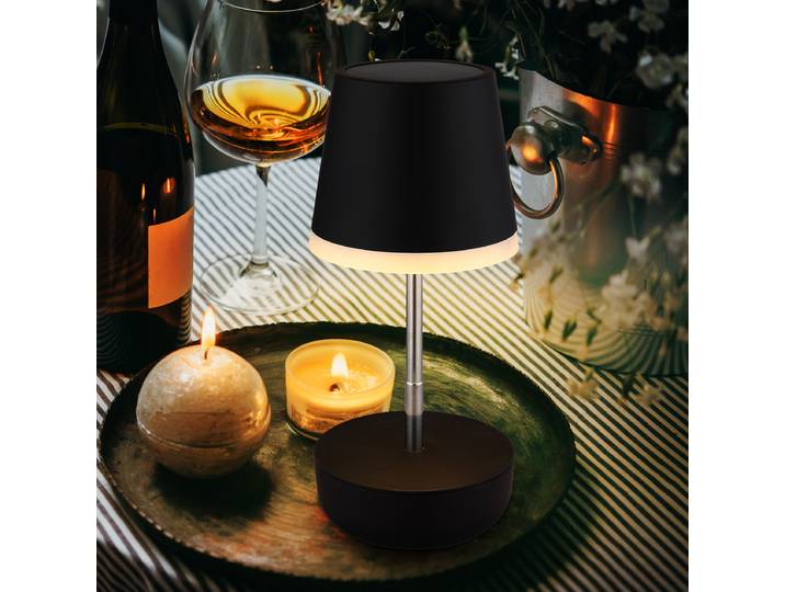 Lampe solaire 36638S Ø 11cm Noir