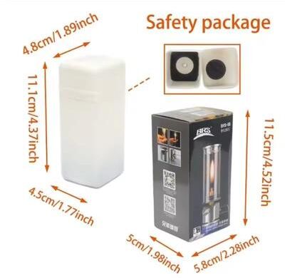 Uplifted Finds BRS 55 Dreamlike Candlelight Lamp Windproof Gas Candle For Tent Lighting & Outdoor Camping brs55