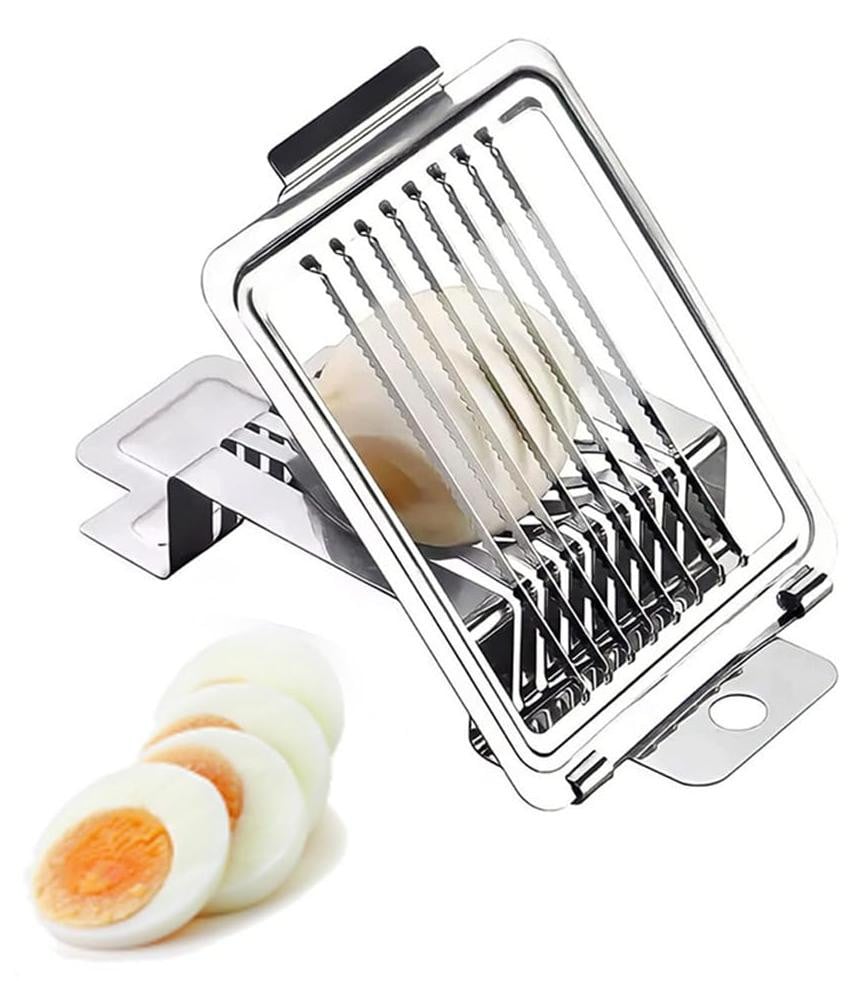 Solidchoice multifunctionele eiersnijder van roestvrij staal, vaatwasserbestendig