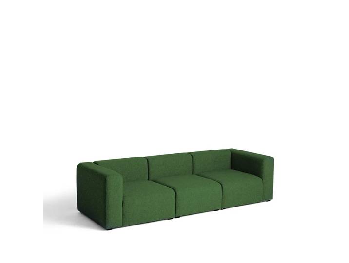 HAY Mags 3-Sitzer Sofa Stoff Hallingdal 65 944 green