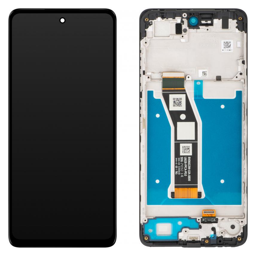 Motorola Display Unit für Moto G04s, Schwarz (Display, Motorola Moto G04) (58015981)
