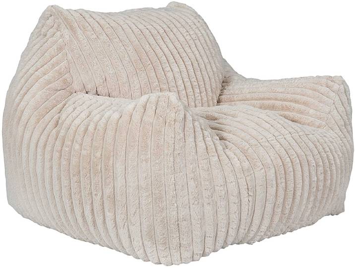 Vakuum-Hocker HOME DECO FACTORY RUPERT 93x109x58cm polyester beige