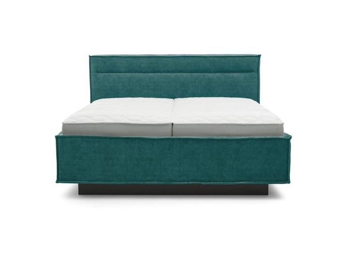 Musterring JustB! Polsterbett inkl. Lattenroste, Classic TT Matratzen und Bettkasten - Flair 10084 türkis - Medium Soft manuelle Fußteilverstellung, manuelle Kopfteilverstellung Modern, Zeitlos