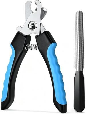 Happy Pet Pantry Safe Paws Professional Cat Nail Clippers & Pet Grooming Trimmer blue