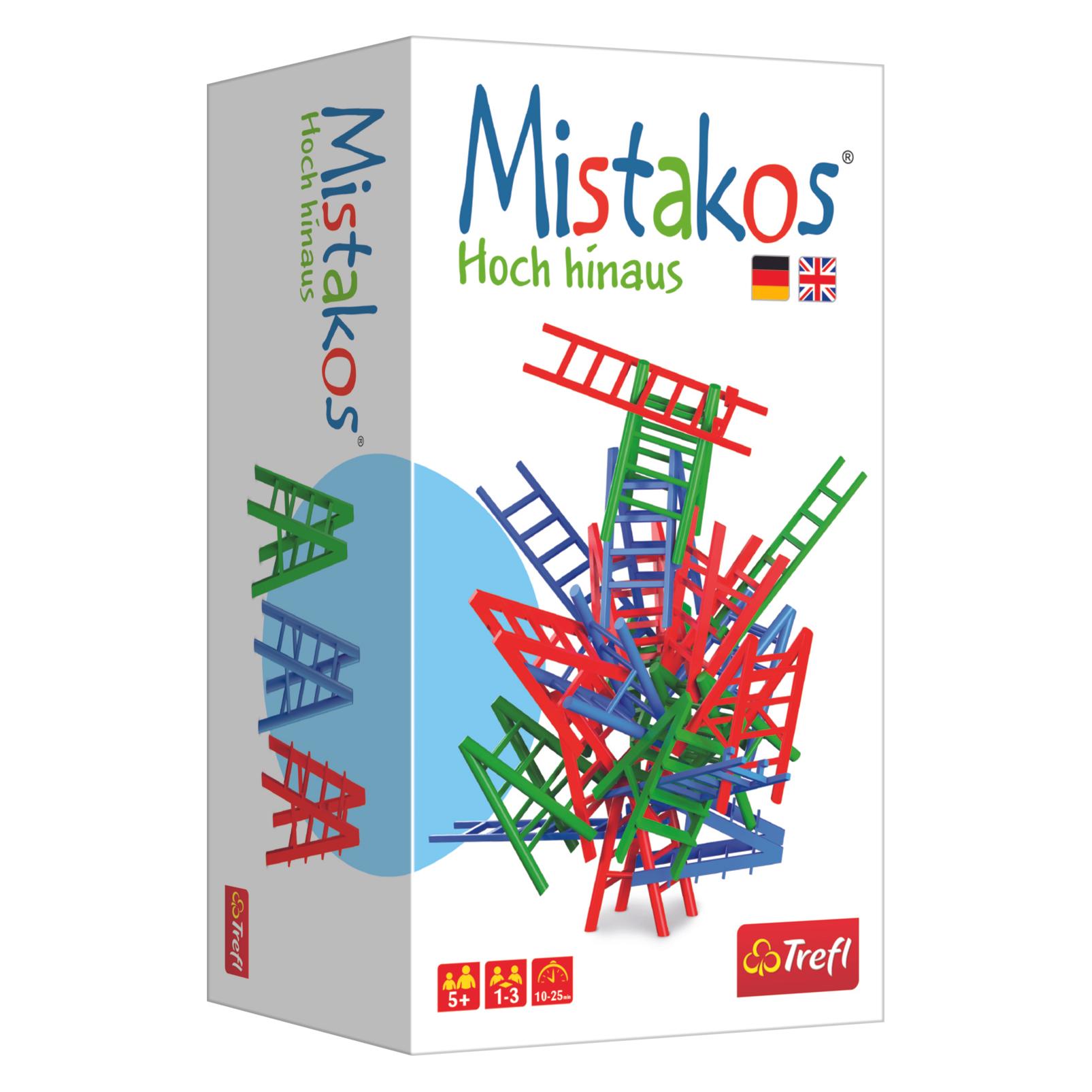 Trefl Spiel-Mistakos Hoch hinaus f. 3 Spieler (Englisch, 1 - 3 Spieler) (01871)