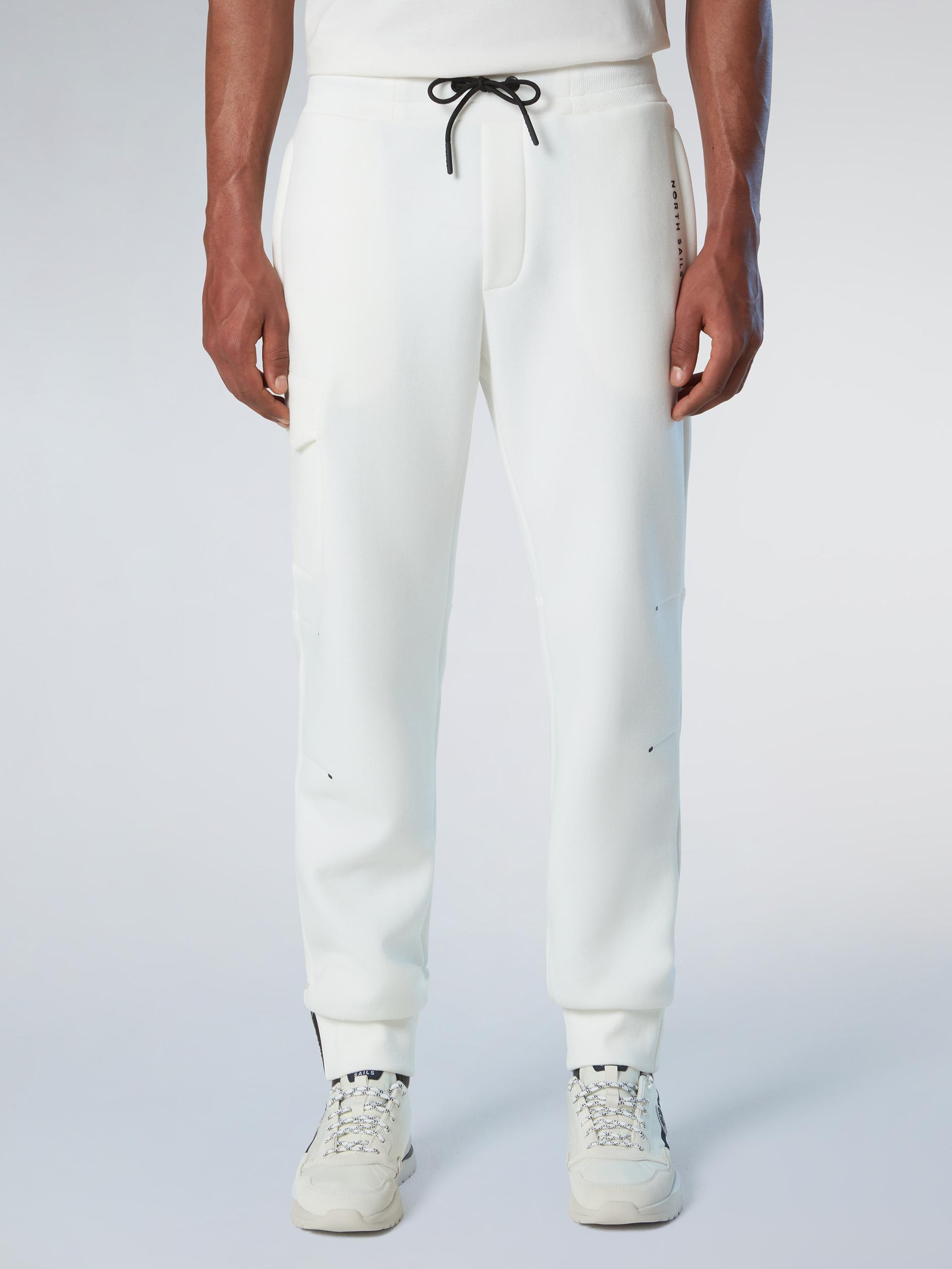 North Sails Jogginghose Piqué Scuba Stoff mit Cargo-Stil