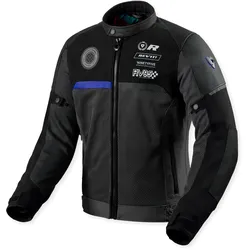 Revit Swiftblade, Textiljacke - Schwarz/Grau/Blau - L