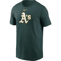 Nike MLB Oakland Athletics T-Shirt Herren | Gr. S | grün - grün