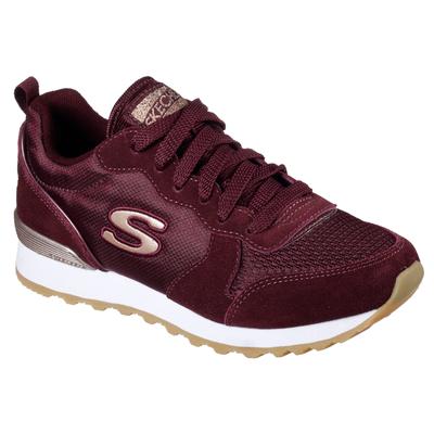 Skechers "OG 85 - GOLDN GURL" Schnürschuh, Original-Retro-Jogginschuh mit Air-Cooled Memory Foam